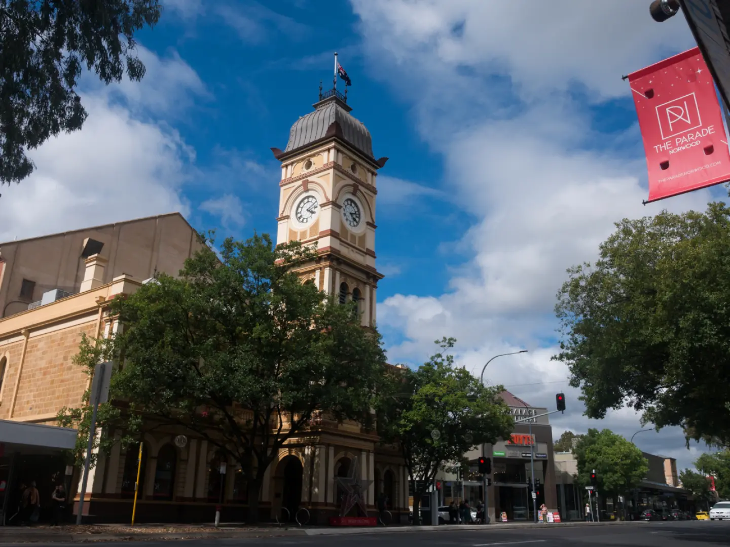 yogafusion yoga studio on Norwood Parade, near Adelaide CBD