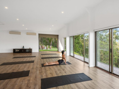 Yoga Retreat Daily Practice Room