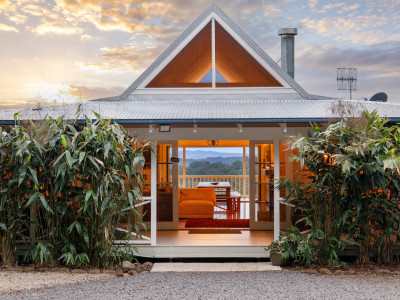 Yoga Retreat Front Balcony View