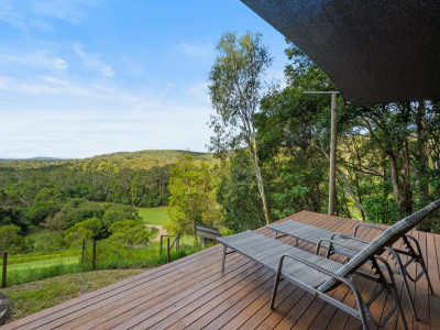 Yoga Retreat Outside view with deck chairs